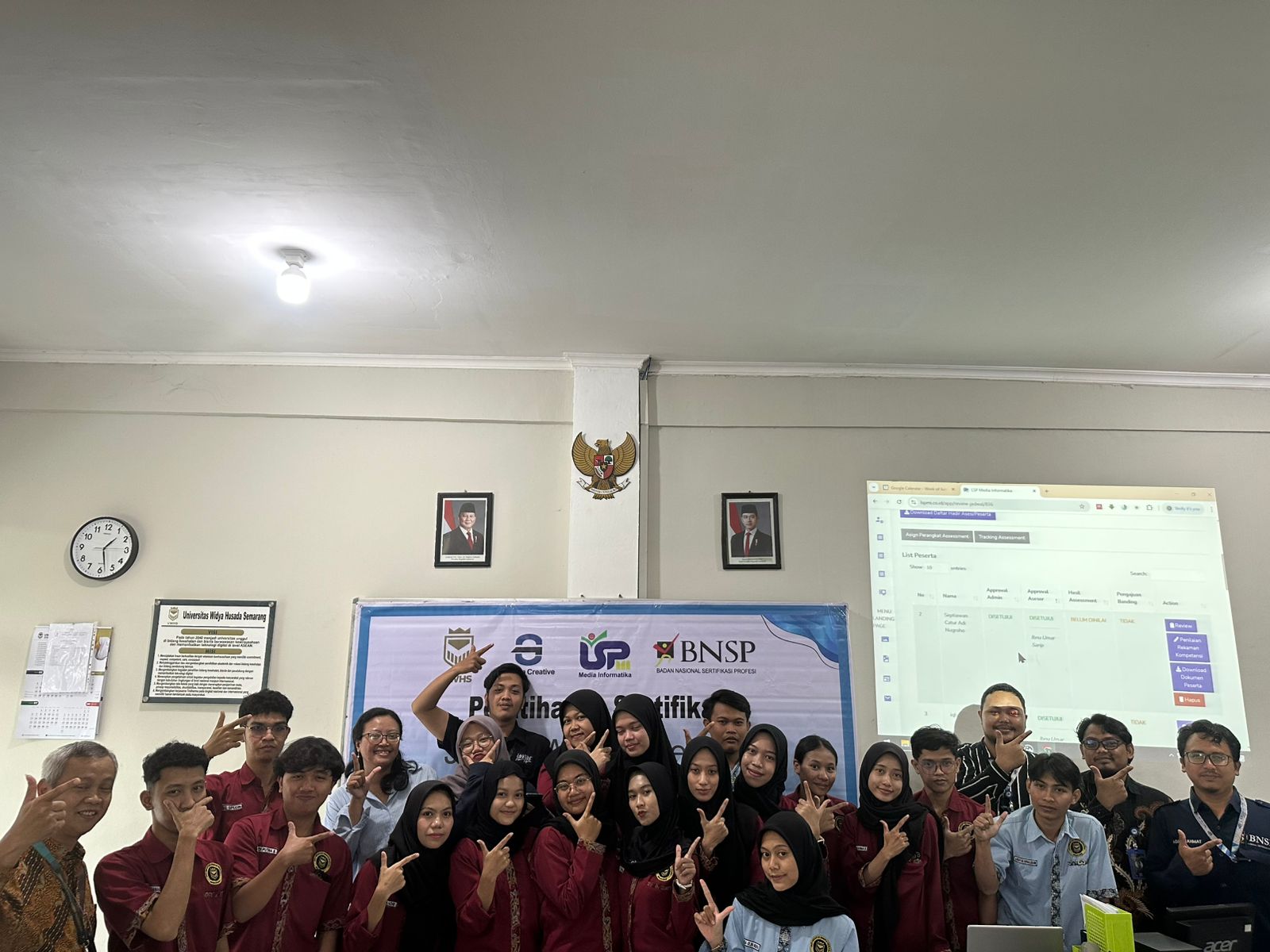 PELATIHAN & SERTIFIKASI JUNIOR WEB DEVELOPER DI UNIVERSITAS WIDYA HUSADA SEMARANG