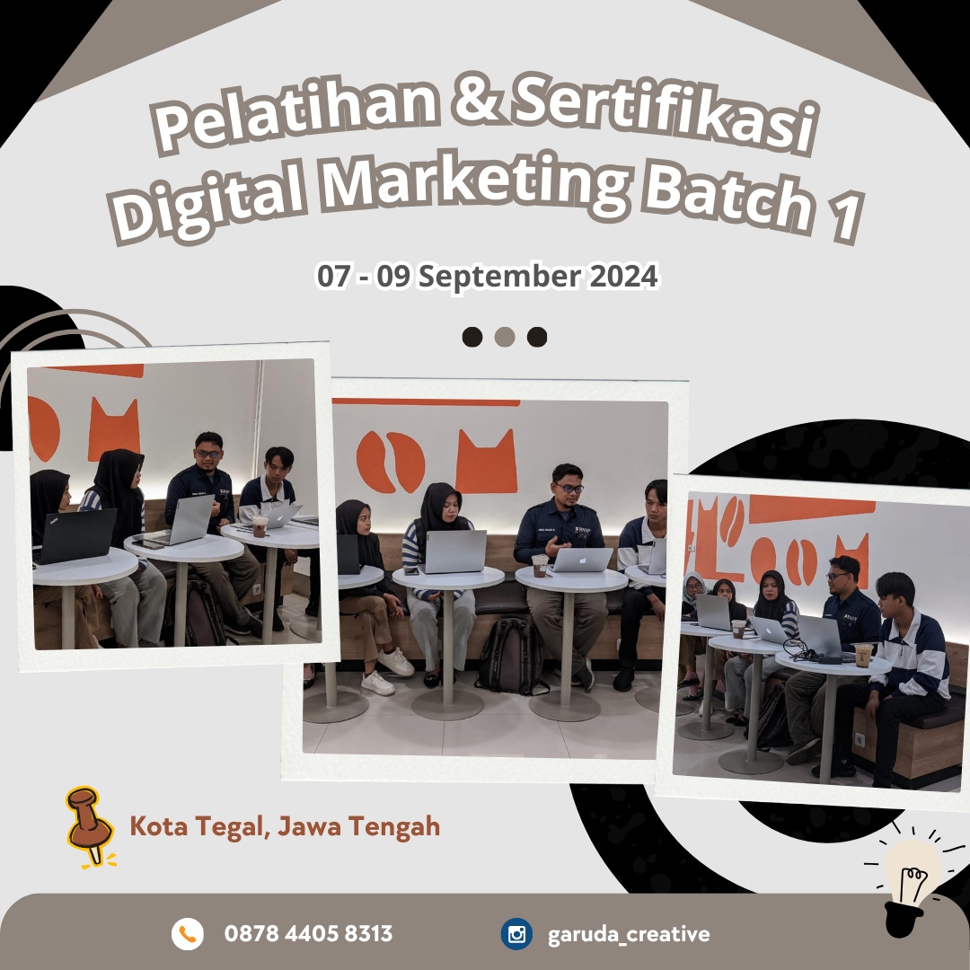 Pelatihan & Sertifikasi - Digital Marketing - Batch 1