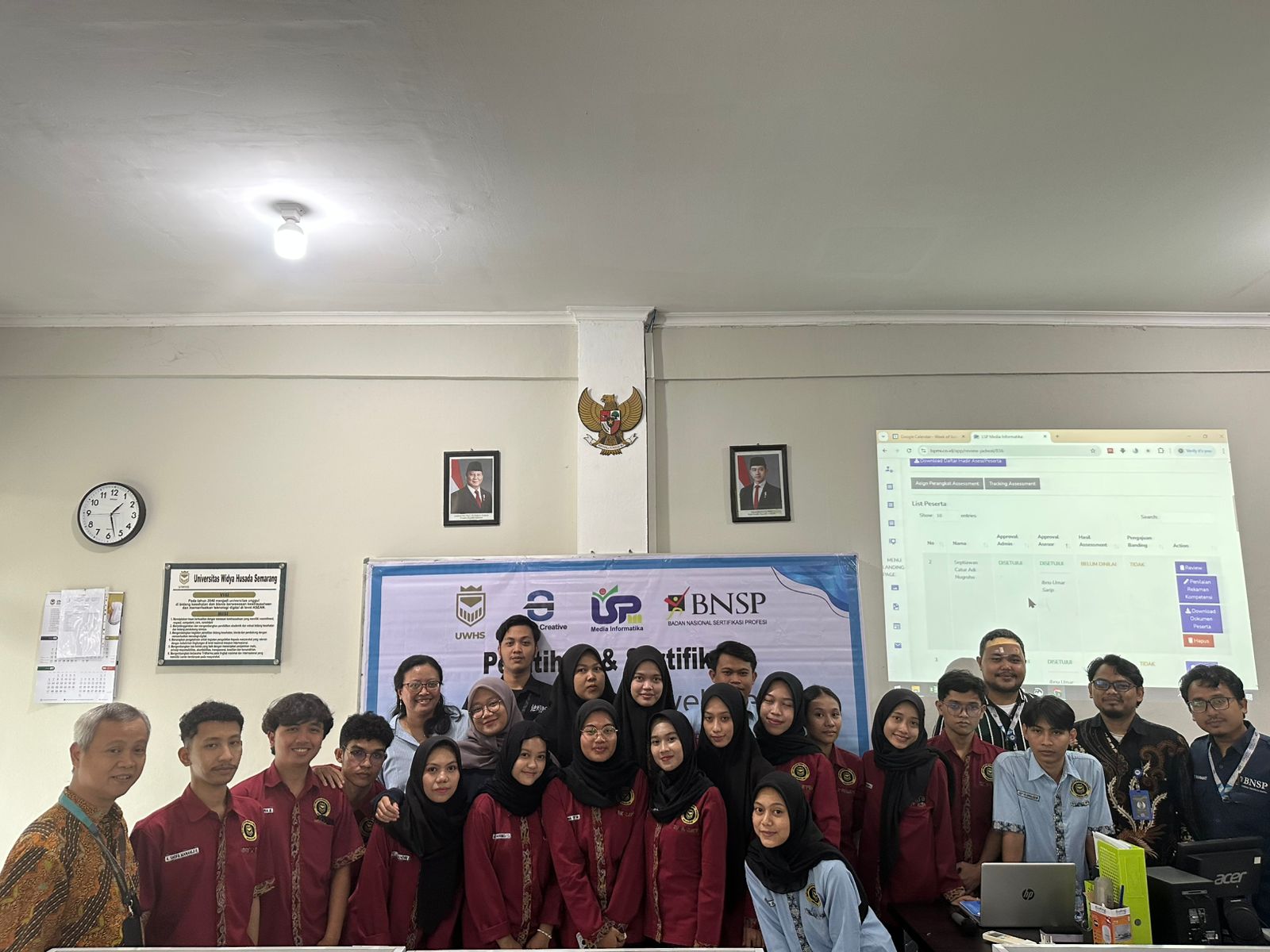 PELATIHAN & SERTIFIKASI JUNIOR WEB DEVELOPER DI UNIVERSITAS WIDYA HUSADA SEMARANG